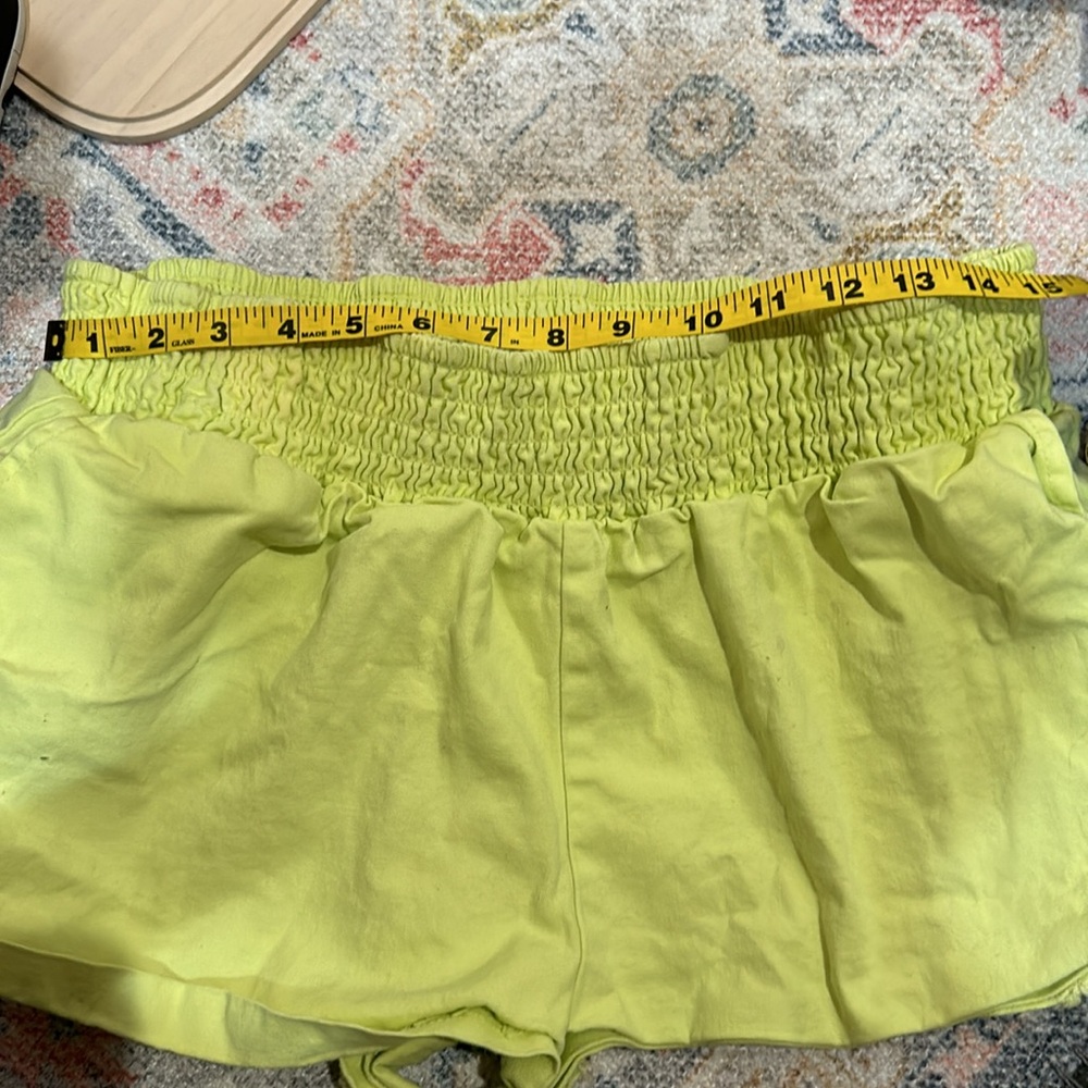 Wild Fable Shorts - Lime - with small spots shown, size XL
